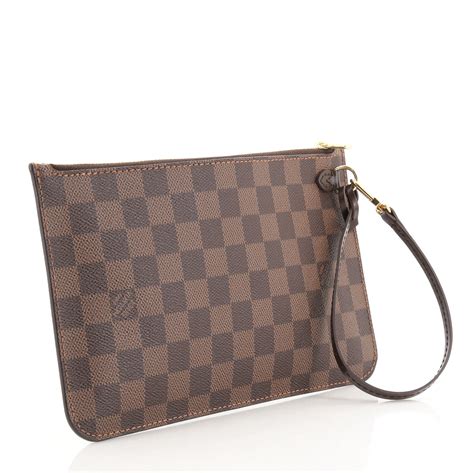 louis vuitton neverfull pochette damier